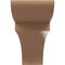 Ekena Millwork 6"W x 36"D x 12"H Thin Yorktown Rough Cedar Woodgrain TimberThane Corbel, Primed Tan CORUR06X36X12YORRCPR - alternate 3